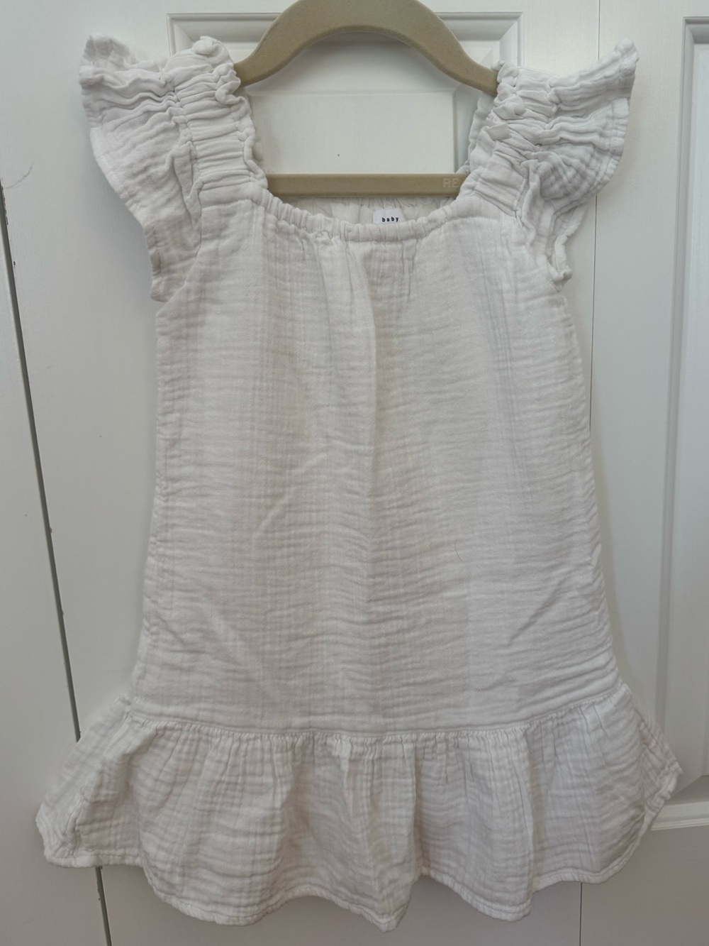 GAP Crinkle Gauze White Dress